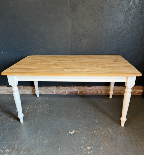 Pine farmhouse dining table - farmhouse,