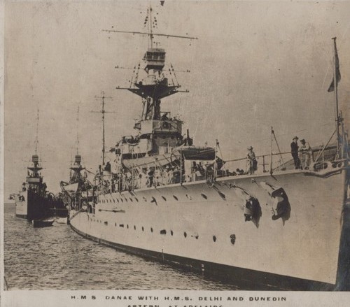 Hms danae bermuda - hms, delhi