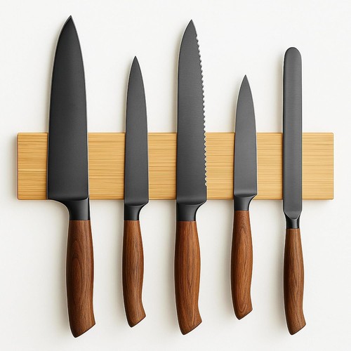 Bamboo wall knife - knife, holder
