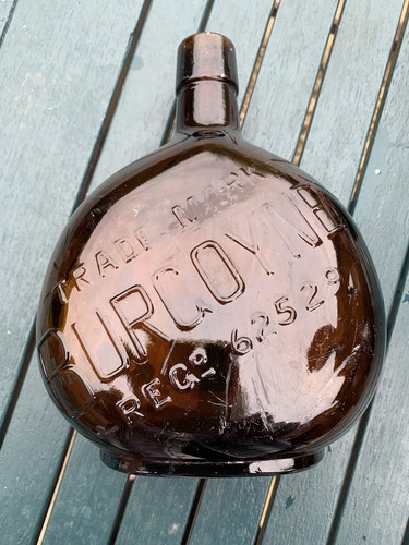 Old burgundy bottle good - old,