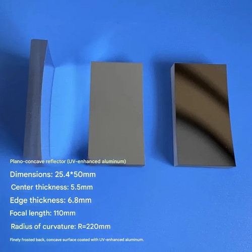 1pc rectangle plano concave - rectangle, plano-concave