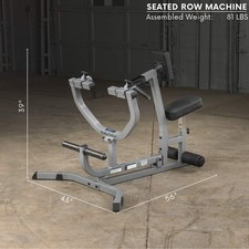 Body solid seated rowing machine- Delivery or collection.