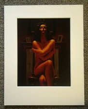 JACK VETTRIANO "JUST THE WAY IT IS" MOUNTED ART PRINT SINGLE MOUNT 