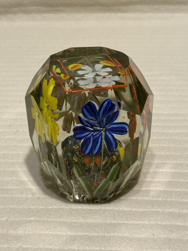 Large faceted glass - large,