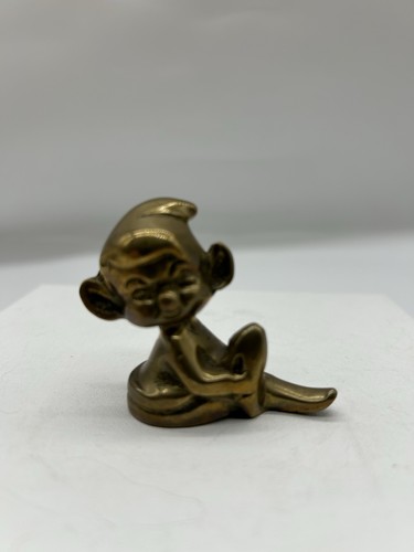 Vintage brass pixie ornament - vintage,