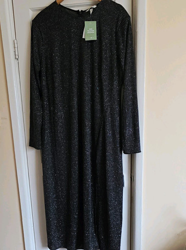 Black glitter mesh - h&m,