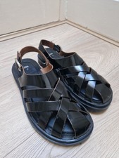 Zara Lacquered Leather