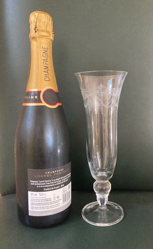 Vintage champagne flute glass - vintage,