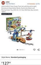 Duplo Electric Bluetooth train track Set  10875 + 10874 +10882