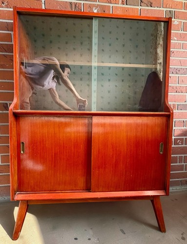 Retro mid century solid - , wood