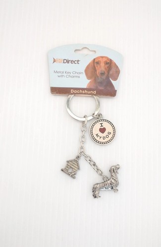 Dachshund keychain charms - keychain,