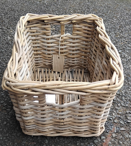 Rectangular wicker basket - wicker,