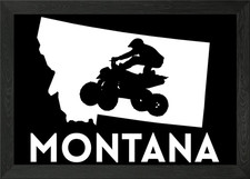 Quad Bike Framed Wall Art