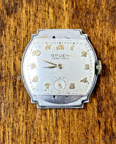 Vintage gruen watch veri thin - gruen,