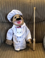 Melissa & Doug Chef Puppet Al Dente with Detachable Wooden Rod