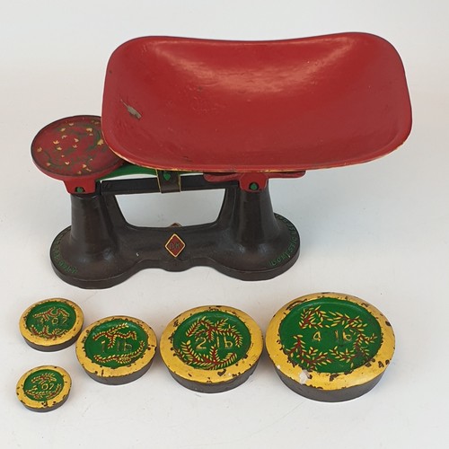 Vintage painted scales - vintage, bowl