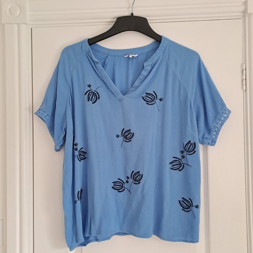 Ladies cotton traders blouse - cotton,