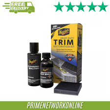 Meguiar's Heavy Duty Trim Restoration Kit -G250100EU 100% ORIGINAL ⭐⭐⭐⭐⭐