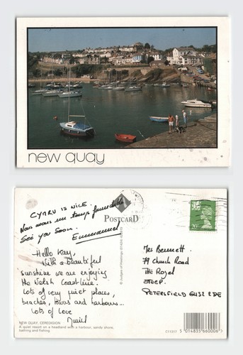 Postcard new quay - postcard,