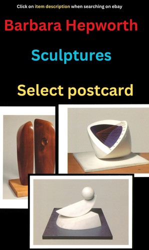 Barbara hepworth postcards - barbara,