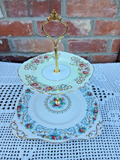 Vintage English China 2 Tier