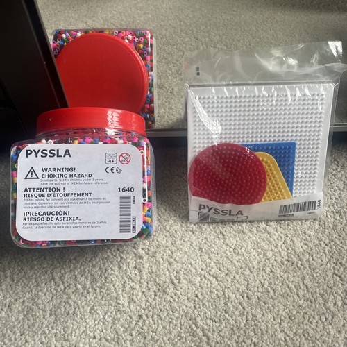 Ikea pyssla beads tub 600g - pyssla,
