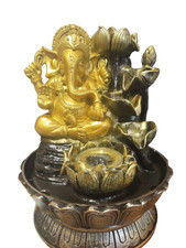 Lord Ganesha Golden Indoor and