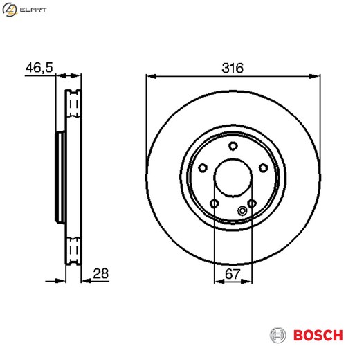 Brake disc 986 - brake,