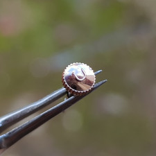 Universal Geneve 5.5mm Rose Gold Watch Crown, New Old Stock Tap 1.2 (F51)