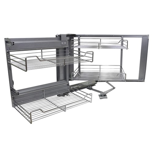 Corner pull out shelf - pull, carousel