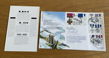 WING COMMANDER R A B LEAROYD VC SIGNED GALLANTRY FLOWN COVER + INSERTS