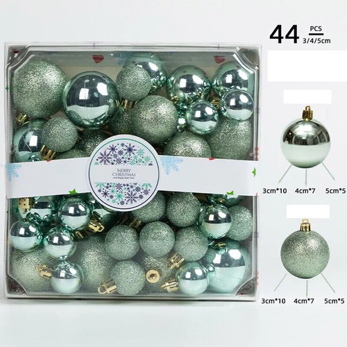 44pcs christmas baubles xmas - christmas,