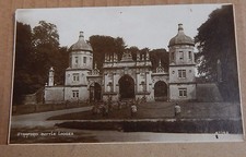 Postcard burghley house bottle - house,