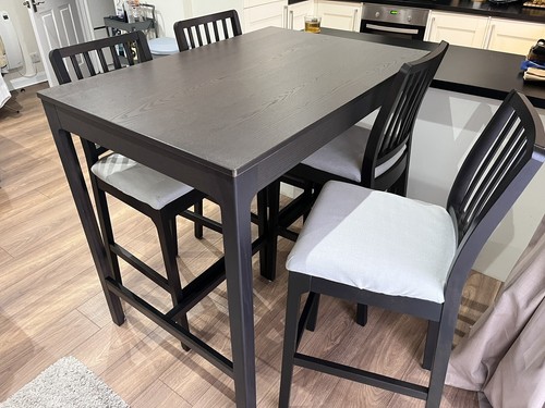 Ikea dining table 4 chairs - dining,