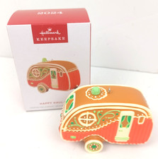 2024 Hallmark Keepsake Happy Haul-idays Christmas Ornament Travel Trailer 3.25"