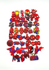 Spiderman Charms Fits Crocs SET OF 42 Shoe Clog Charms Real UK Seller 🇬🇧