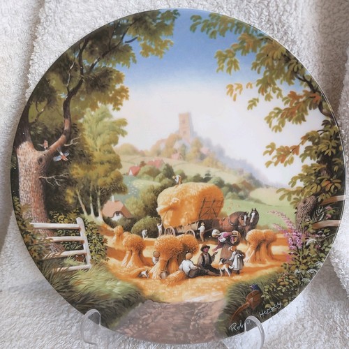 Harvest time collectors plate - time,