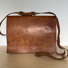 Vintage Handmade Brown Leather