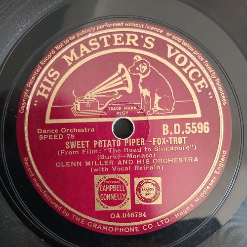 78rpm glenn miller sweet - 78rpm,