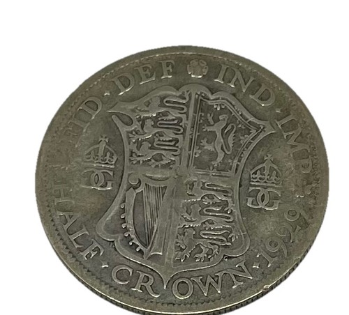 Silver half crown - silver,
