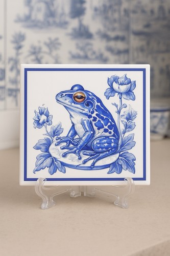 Delft cat art - delft,