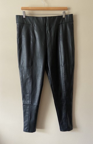 Faux leather black - faux,