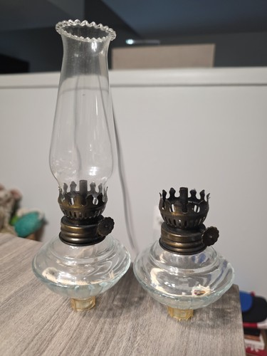 Small clear glass peg - 2,