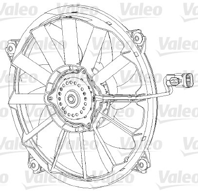 Valeo 696091 fan engine - valeo-oe,