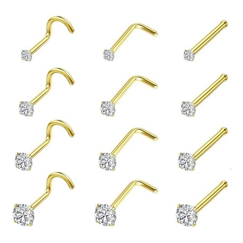 Pair nose stud pin - pair,