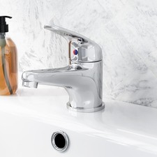 Studio Basin Mono Mixer Tap – Single Lever Bathroom Sink Faucet, Deck Mounted.