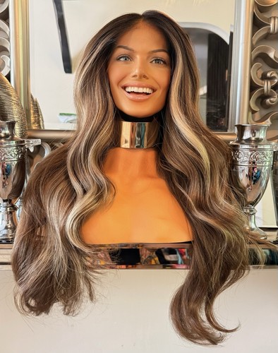 Human hair blend wig lace - blend,