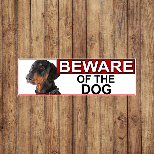 Doberman pinscher beware - doberman, of