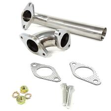 35mm 38mm External Wastegate Exhaust Dump Outlet Pipe Tubing+Elbow Adaptor Pipe
