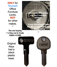 Triumph Cyberlock  Silverline Lockers Keys Cut to Code Number